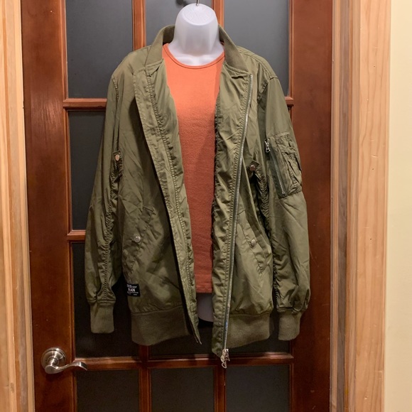 Olive Colored Jacket - Picture 2 of 8